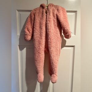 Carter’s 9 month Sherpa cold-weather suit in pink